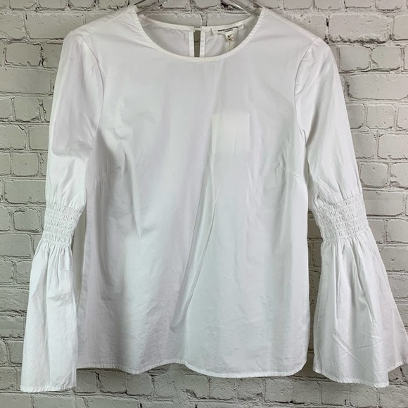 beachlunchlounge Tops - BEACHLUNCHLOUNGE White Roberta Top Size Small